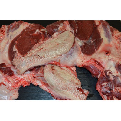 Rinderkopf und Lefzenfleisch am Stck (1000 g )