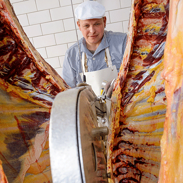 Frisches Rindfleisch fr Hund und Katze