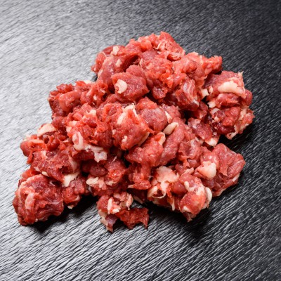 Rindermuskelfleisch wie gewachsen, grob gewolft (500 g/1.000 g)